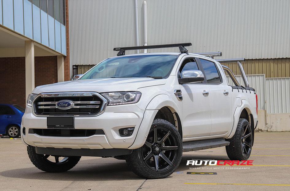 FORD RANGER AVALANCHE GLOSS BLACK MILLED ACCENTS